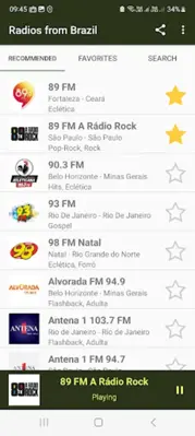 Radios do Brasil android App screenshot 2